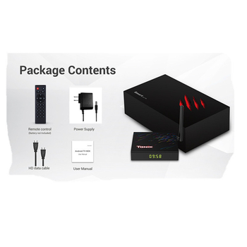 Tx68 Android TV kutija s procesorom Allwinner H618, 4 GB RAM, 64 GB pohrane, 4K izlaz, Wi‑Fi i Bluetooth