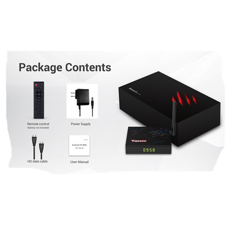 Tx68 Android TV kutija s procesorom Allwinner H618, 4 GB RAM, 64 GB pohrane, 4K izlaz, Wi‑Fi i Bluetooth