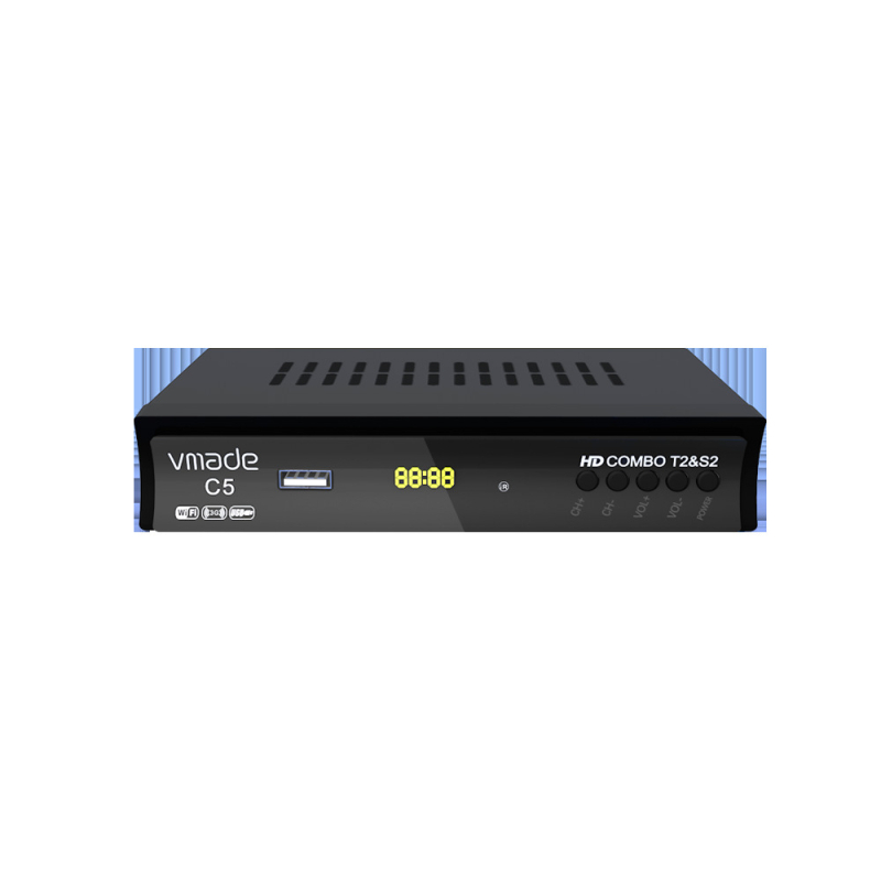 HD set-top kutija s 1080p, dvostruki jezgri Sunplus, ECOS OS, vanjska pohrana 1TB, USB/HDMI/AV/Koaksijalna/TV sučelja