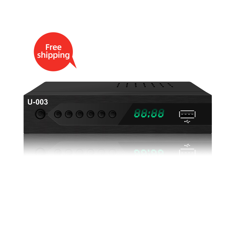 ATSC digitális set-top box GX6605S, 1080p, USB/WiFi/HDMI/AV/Koaxiális, beépített flash memória, 512MB RAM
