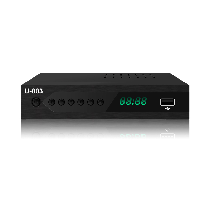 ATSC digitális set-top box GX6605S, 1080p, USB/WiFi/HDMI/AV/Koaxiális, beépített flash memória, 512MB RAM