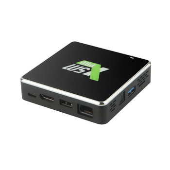 TV Box S905X5M processzorral, 4GB RAM, 32GB tárhely, 4K HDMI kimenet, Bluetooth távirányító