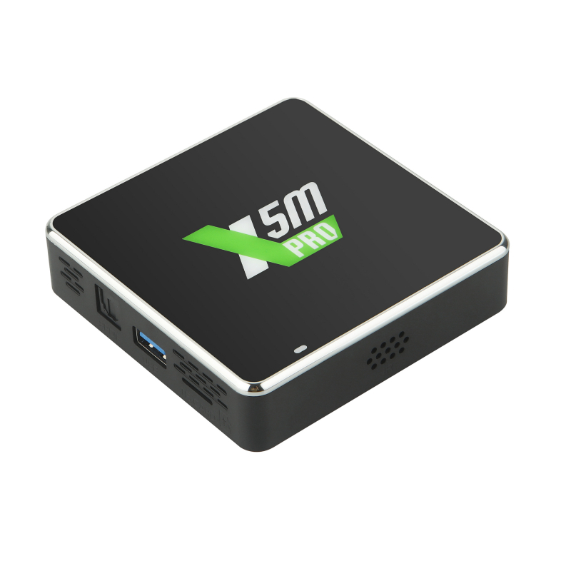 TV Box S905X5M processzorral, 4GB RAM, 32GB tárhely, 4K HDMI kimenet, Bluetooth távirányító