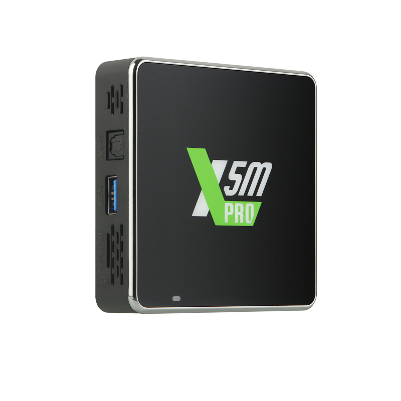TV Box S905X5M processzorral, 4GB RAM, 32GB tárhely, 4K HDMI kimenet, Bluetooth távirányító