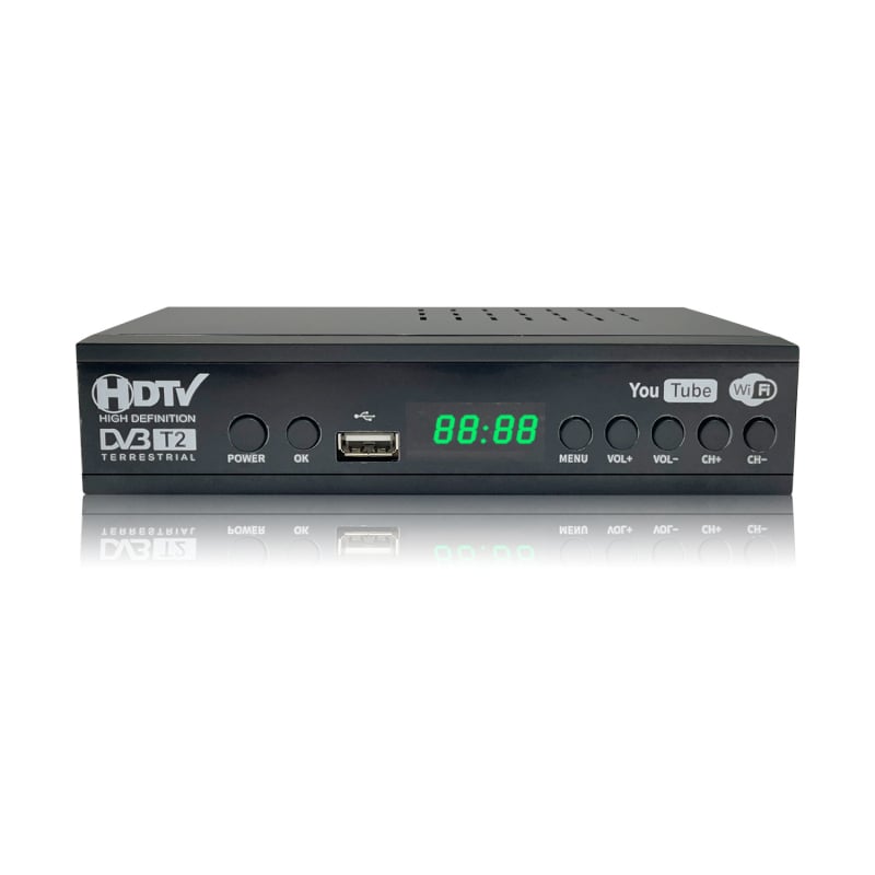 DVB-T2 WiFi Digitalni TV set-top kutija, 1080p, 500GB skladište, USB/HDMI/AV