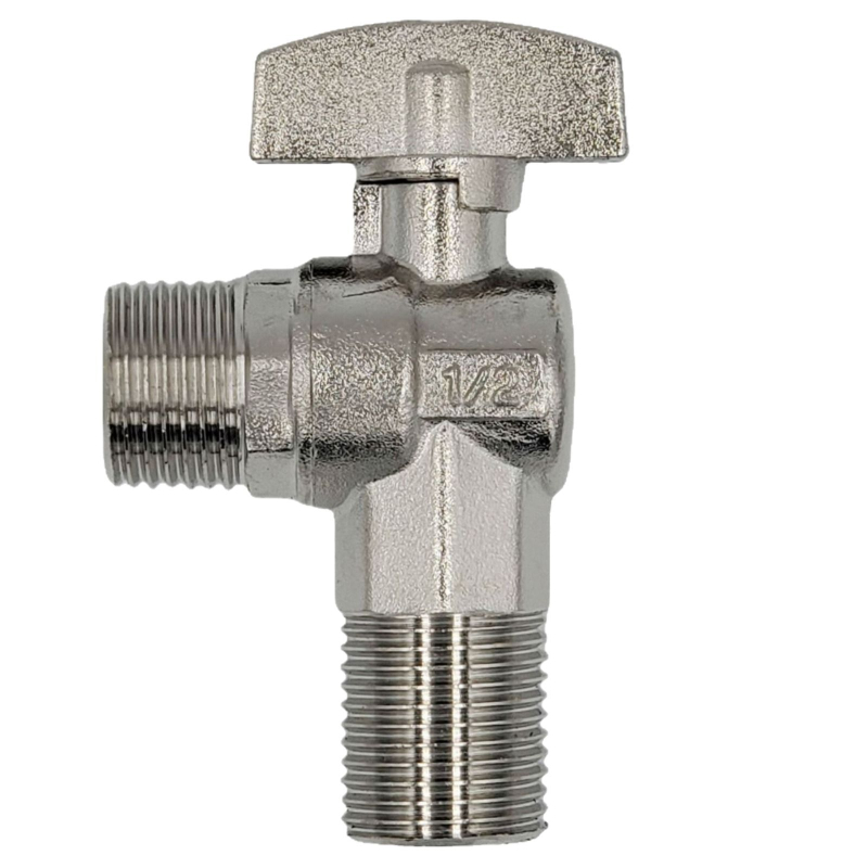 Réz anyagú 3-utas golyóscsap, 20 mm belső átmérő, 1,6 MPa, menetes csatlakozás, melegvíz rendszerhez