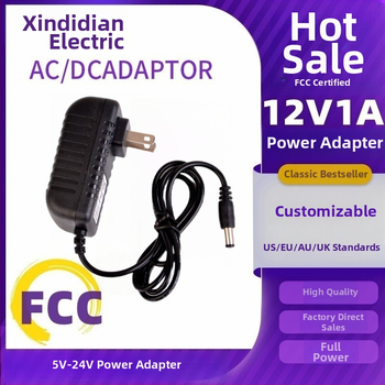 Viacvýstupový prepínaný napájací adaptér: 12V1A, 12V2A, 5V1A, 6V1A, 9V2A – pre kozmetické zrkadlo, LED pásik a motory