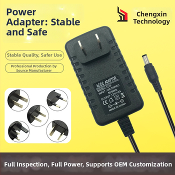 Többkimenetű tápegység (24W); kimenetek: 12V2A, 9V2A, 12V1A, 6V1A, 5V1A; alkalmas routerekhez, LED-szalagokhoz, set-top dobozokhoz és masszírozókhoz