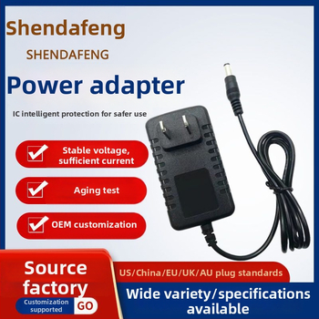 Shengdafeng 12V 2A napájací adaptér pre LED pásy, masážne zariadenie a set-top box – univerzálna kompatibilita s digitálnymi zariadeniami, hmotnosť 80 g
