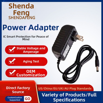 Shengdafeng 12V 2A napájací adaptér pre LED pásy, masážne zariadenie a set-top box – univerzálna kompatibilita s digitálnymi zariadeniami, hmotnosť 80 g