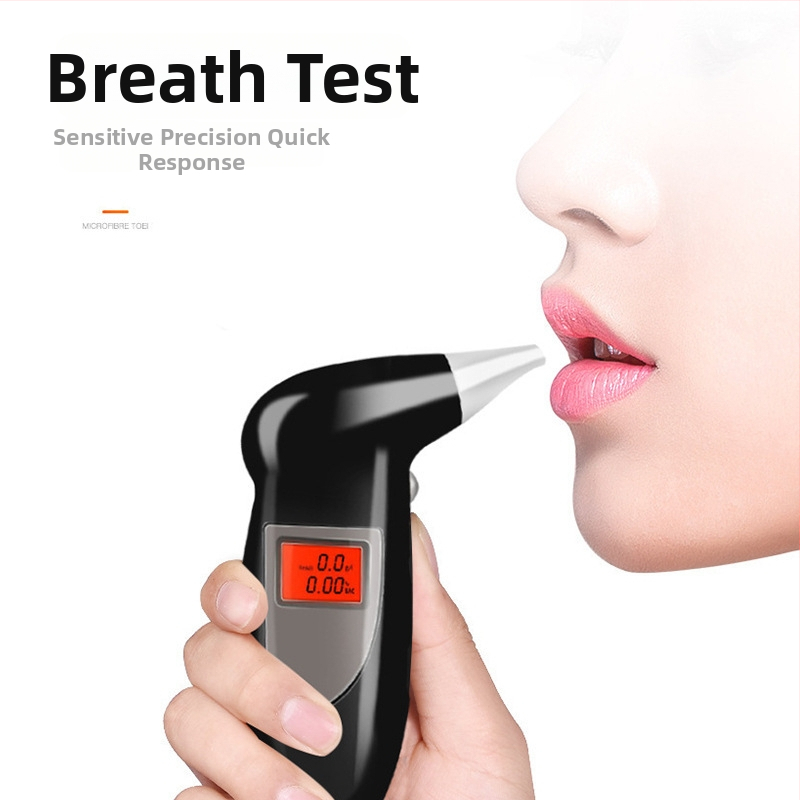 Prenosný automobilový dychový tester s vysokou presnosťou digitálneho displeja, ABS plast, prenosný a do auta, možnosť prispôsobenia