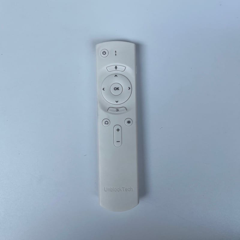 Amber hangalapú távirányító az Ambow Ubox9 set-top boxhoz – Bluetooth, 1–10 m hatótávolság, hálózati set-top box-kompatibilis