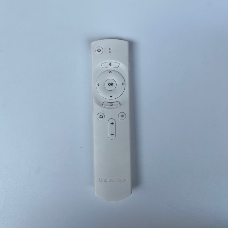 Amber hangalapú távirányító az Ambow Ubox9 set-top boxhoz – Bluetooth, 1–10 m hatótávolság, hálózati set-top box-kompatibilis