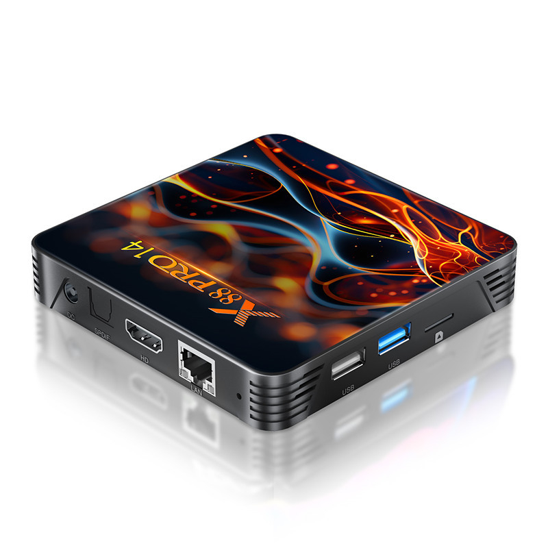 X88 PRO 14 set-top box, RK3518, 2GB RAM/16GB ROM, Android 14, 4K, WiFi 6