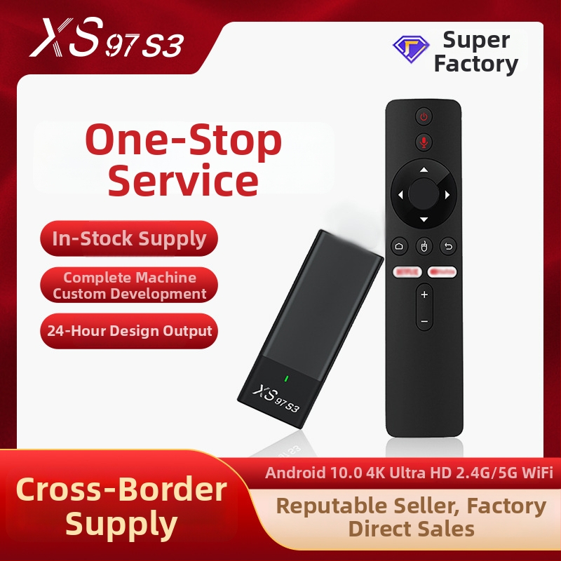 Xs97 S3bt Android TV Box — 1080p, štvorjadrový procesor A35, 2GB RAM, 8GB úložiska