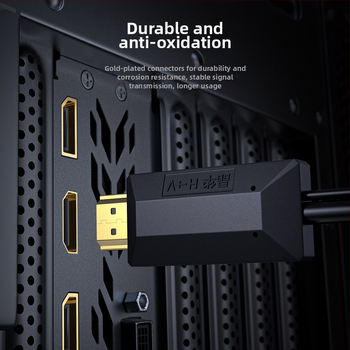 HDMI na VGA konverzný kábel Z128C, meďný jadro, pokročilý čip, dĺžka 1–10 m