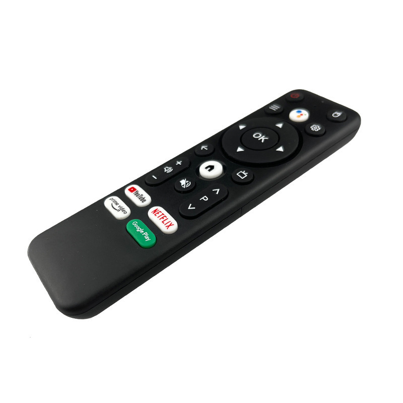 Távirányító, 22 gomb, Bluetooth hangvezérlés, ATV TV Box-szel kompatibilis, Google-hitelesített