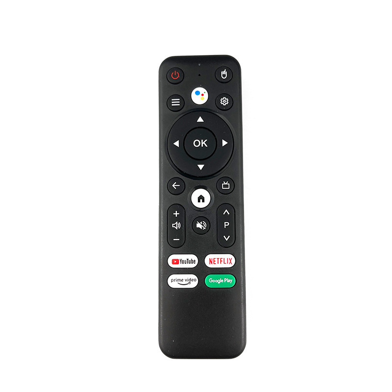 Távirányító, 22 gomb, Bluetooth hangvezérlés, ATV TV Box-szel kompatibilis, Google-hitelesített
