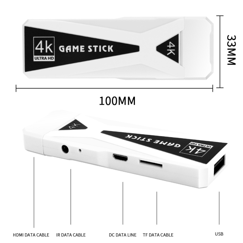 GT-68 Android 7.1 set-top box igraća konzola, 4K HD izlaz, 1GB RAM, bežični kontroler 2,4 GHz