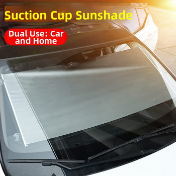 Автомобилен сенник за предното стъкло, телескопично монтиране, платнена материя, удължена версия, бизнес стил