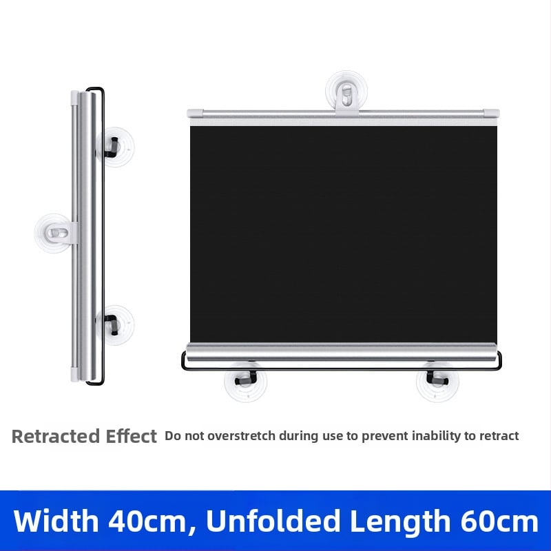Автомобилен сенник за предното стъкло, телескопично монтиране, платнена материя, удължена версия, бизнес стил