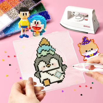 Refil paket perli za plošne puzzle – Plastične perle, 500 komada, marka Yan meow, za uzrast 7–14 godina