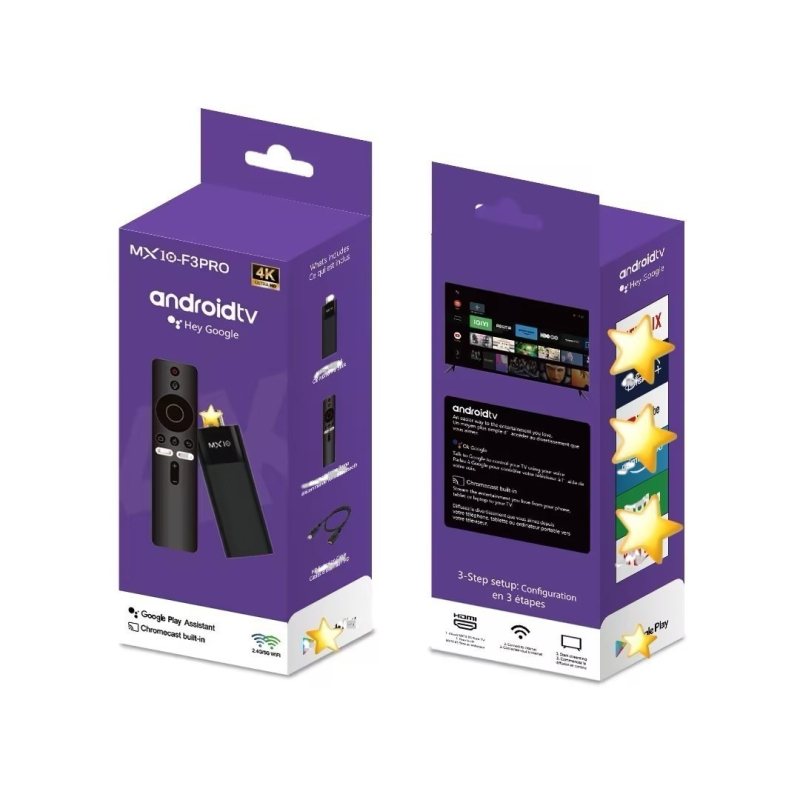 Mx10 f3pro αποκωδικοποιητής τηλεόρασης με Allwinner H313, 2GB RAM, 1080p, Bluetooth και διπλής ζώνης Wi-Fi