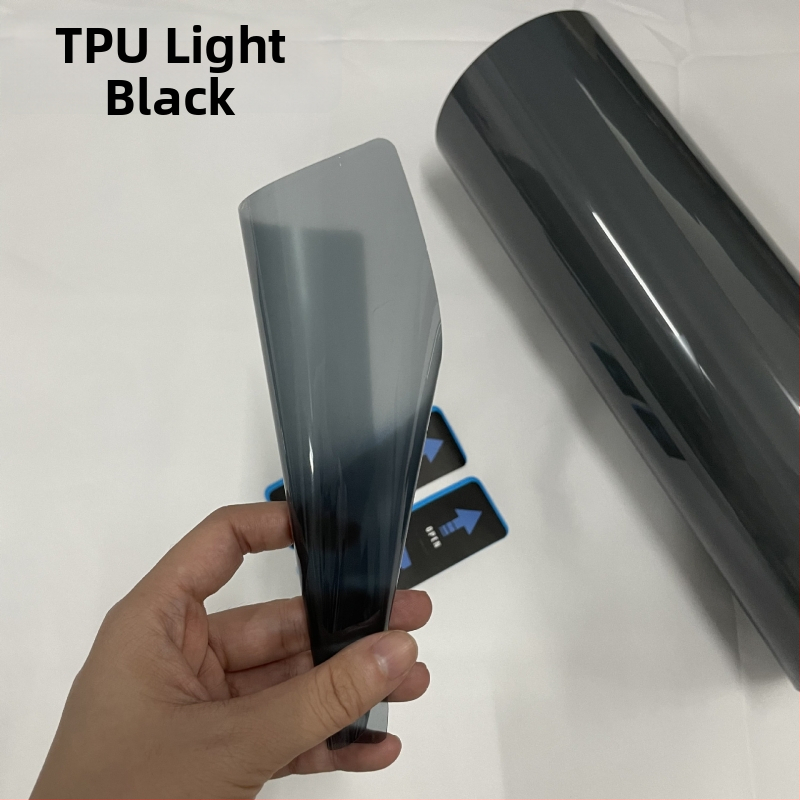 Automobilový film na svetlá TPU TPH – ochranný film na svetlá, hrúbka 6.5 mil, vynikajúca UV ochrana, vynikajúca priechodnosť svetla, nízka viskozita lepidla, vhodný pre predné aj zadné svetlá, prispôsobiteľné, 3 roky záruka