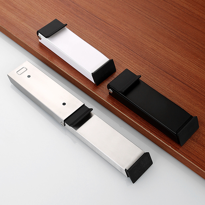 Skriveni stopper vrata od nehrđajućeg čelika, model Hds flip door stop, kutijasta konstrukcija, instalacija lancem Ct-03, ručno upravljanje