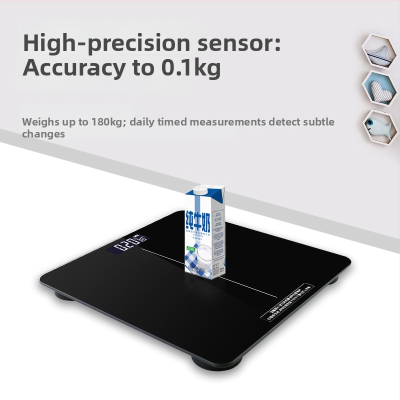 Magas precíziójú testsúlymérleg – CHANGXIE/Long Association Electronics, 180 kg teherbírás, felnőtteknek