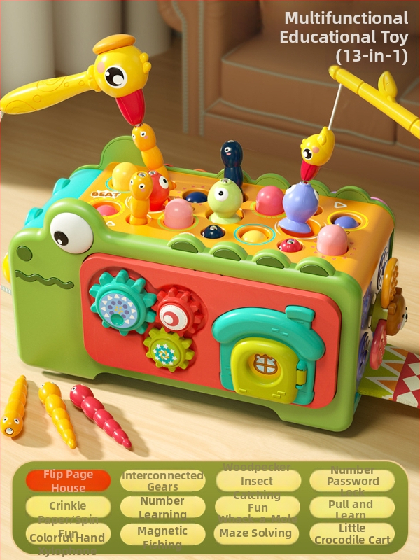 Višenamjenska obrazovna ritmička igračka za dojenčad i djecu do 3 godine, plastika, Equation Toys, 3C certifikat 2022152202040776