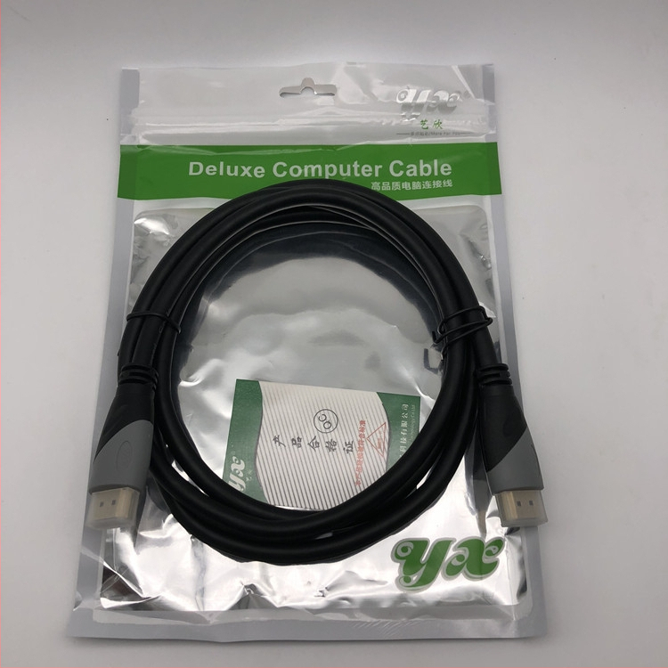 HDMI kábel pre počítač/monitor/projektor — adaptér kábel, CCS vodič, PVC gumový matný povrch