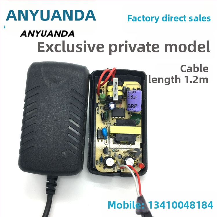 12V 1A PWM prepínané napájanie pre set-top box, router a LED pásik — vstup 110-240V AC, výstup 12V 1A, výkon 12W, šum na výstupe <100 mV, účinnosť 88%