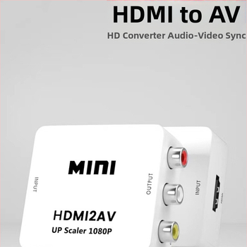 HDMI na VGA adaptér – plug-and-play, 0,3 m kábel, napájací kábel v balení