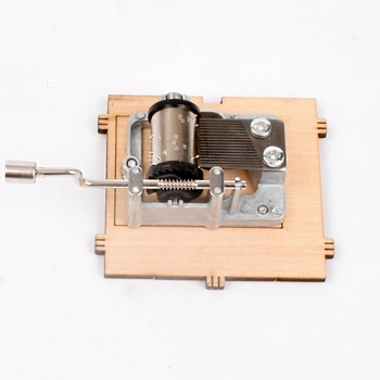 3D drveni puzzle glazbena kutija s laser graviranjem, DIY slaganje, za uzrast 7–14 godina