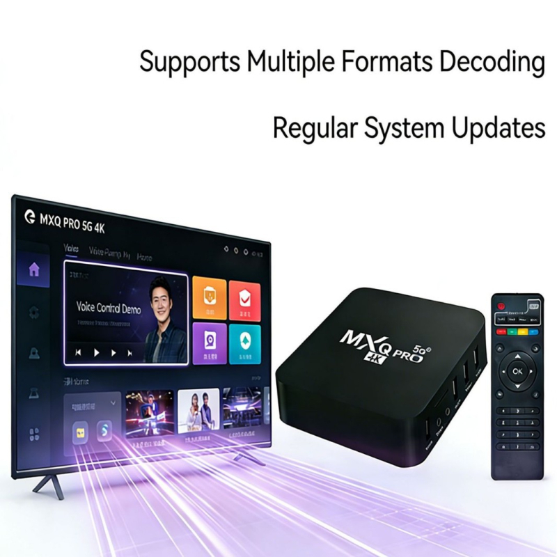 MXQ Android TV Box με RK3228A επεξεργαστή, 1GB RAM, 8GB αποθήκευση, 4K HDMI, Android