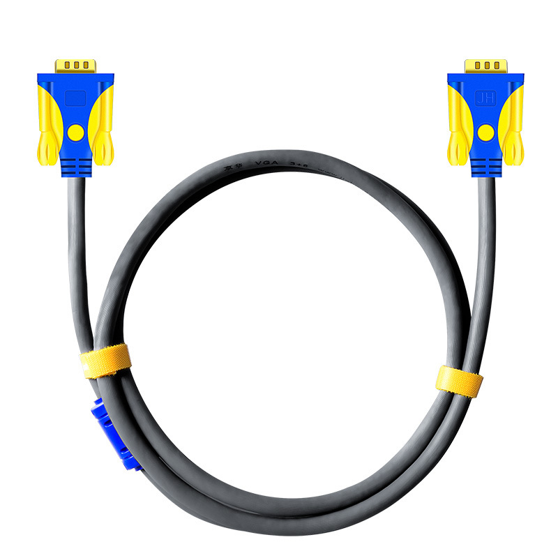 JH/Jinghua VGA kabel V301 s bakrenim vodičima i zlatnim kontaktima, duljina 1,5–50 m