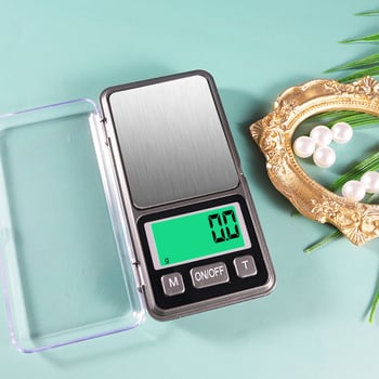 Mini digitalna prijenosna vaga za nakit s točnošću 0,01 g, džepna elektronička vaga