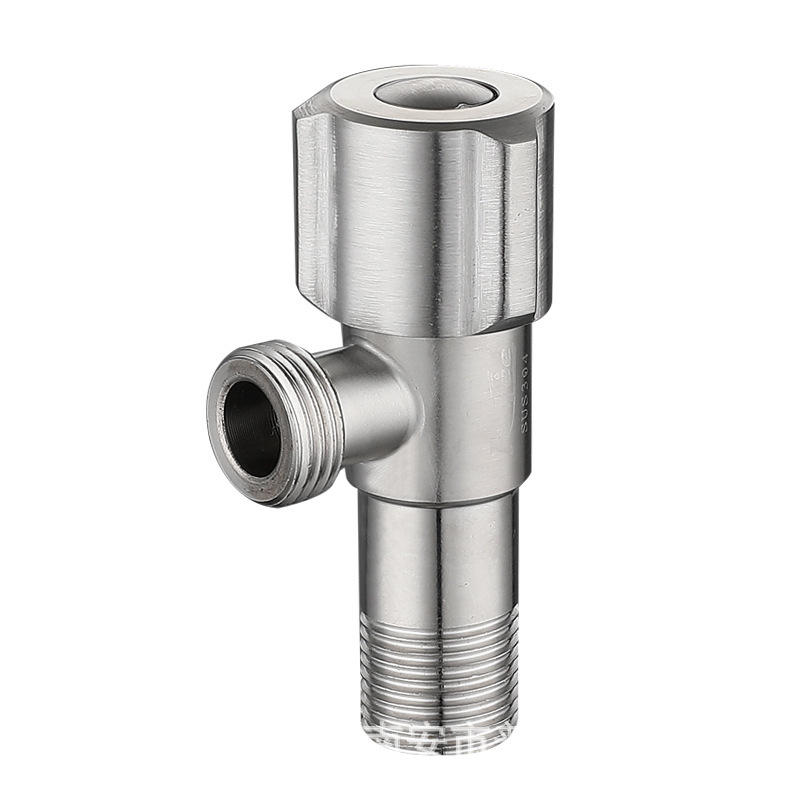 304 rozsdamentes acél szögletes csapja meleg és hideg vízhez, kézi szerelés, 1.0 MPa, belső Ø100