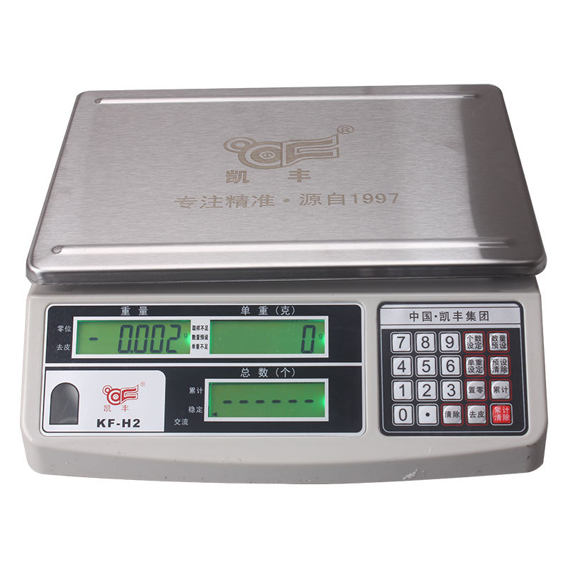 Kaifeng ACS електронна броячна скала, капацитет 15 кг, електронно измерване, 220V захранване