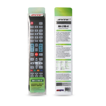 NVTC RM-L1195+X Univerzalni daljinski upravljač za televizor s postavkom jednim pritiskom