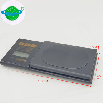 Преносима цифрова везна ZHH-A06, капацитет 500 г, точност 0,1 г, обхват 100–2000 г, захранване DC 3V (AA×2)