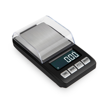 CX-288 džepna vaga za nakit od nehrđajućeg čelika, s otporom na vjetar i zaštitnim pokrovom, kapacitet 1 kg, preciznost 0.1 g / 0.01 g