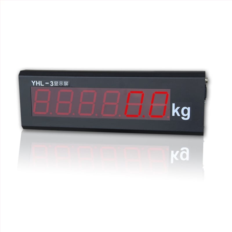Padlós elektronikus mérleg külső nagy kijelzővel, Shanghai Yaohua márka, modell YHL-5 kijelző, mérés: elektronikus, árazási célra