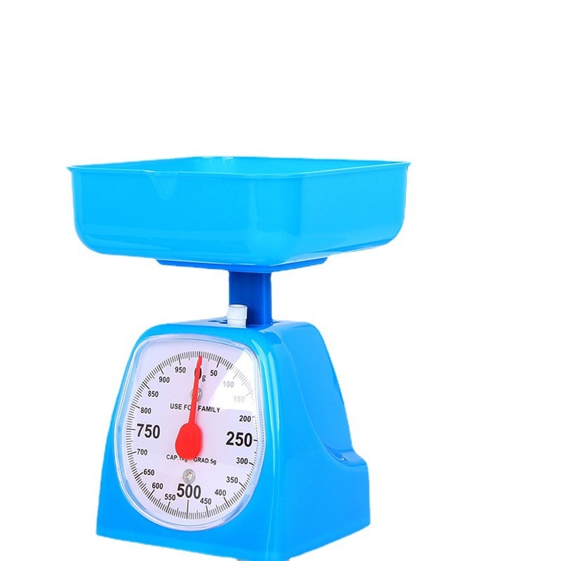 Edukativna kuhinjska vaga s oprugom – kapacitet 5 kg, višenamjenska, mehanička