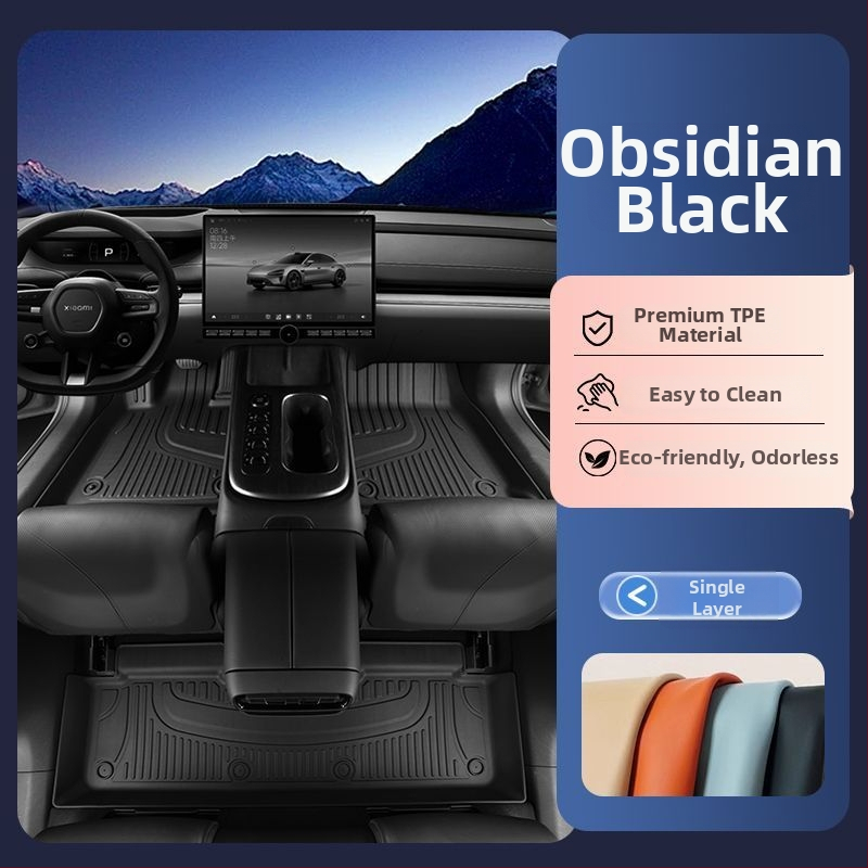 TPE koberce do auta pre päťmiestne vozidlo, pruhovaný vzor, značka Hesheng, prispôsobiteľné