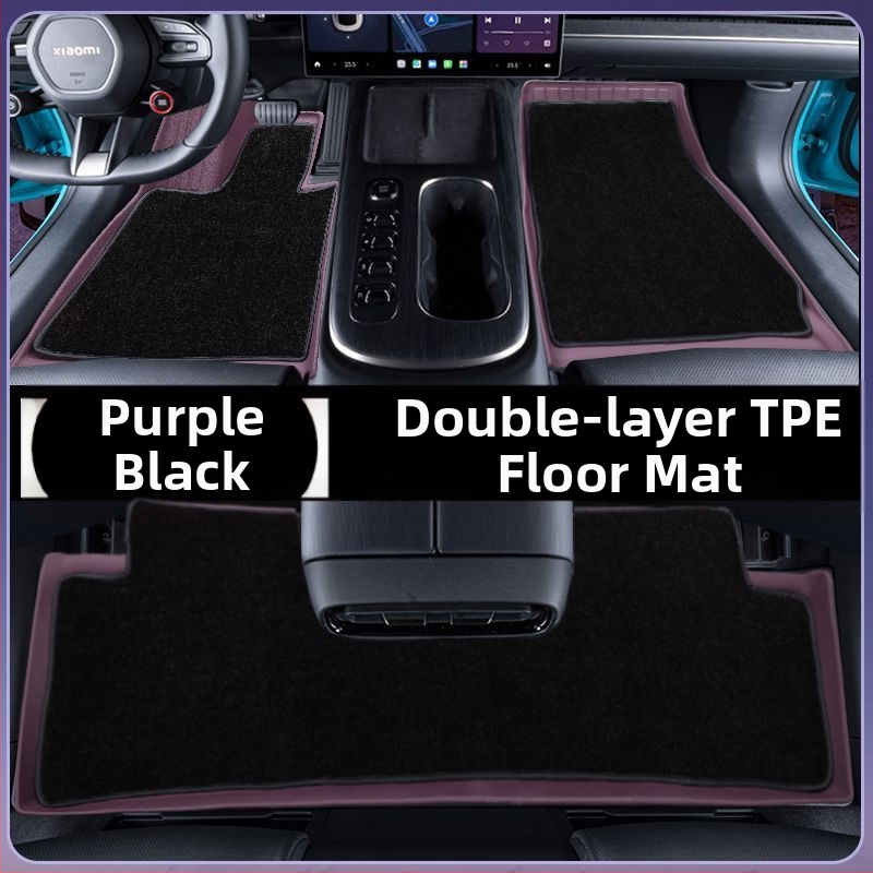 TPE koberce do auta pre päťmiestne vozidlo, pruhovaný vzor, značka Hesheng, prispôsobiteľné