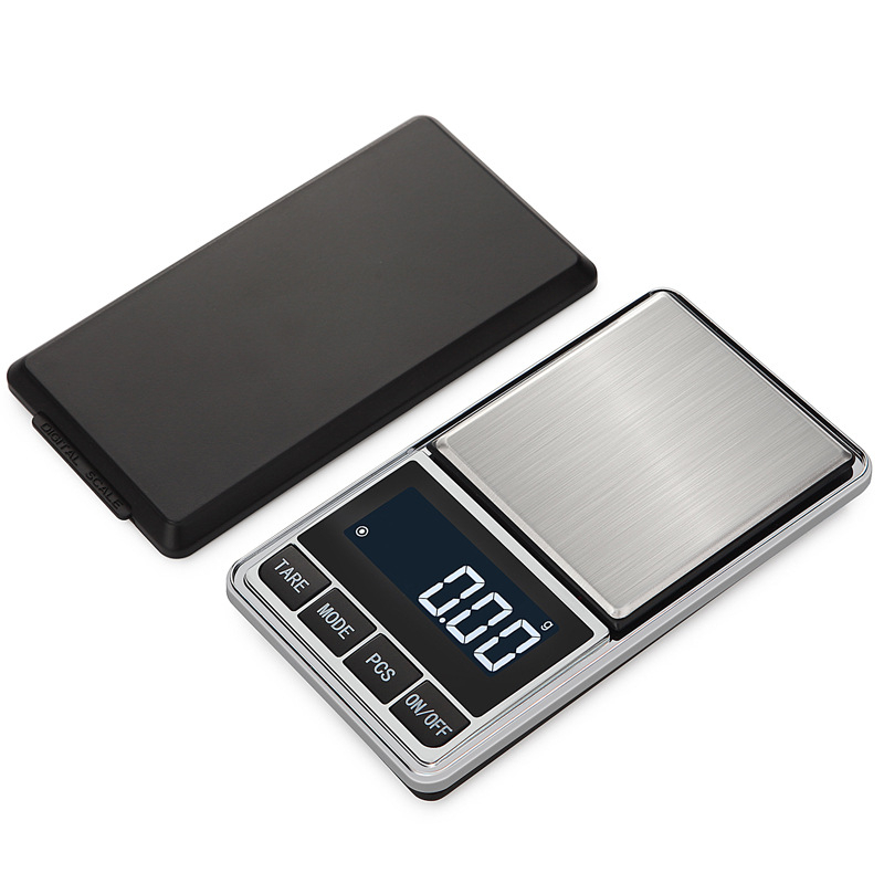 CX-888 mini prijenosna vaga za nakit, elektronička precizna vaga, raspon 0,03 g - 1 kg, dimenzije 115×63×20 mm