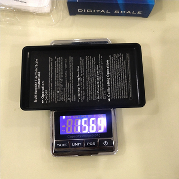 DS16 Ékszer Mérleg Elektronikus Mini Hordozható | Magas Pontosság | (Kapacitás: 1 kg 0.1 g; 500 g 0.01 g; Tápellátás: 2x7 száraz elem)