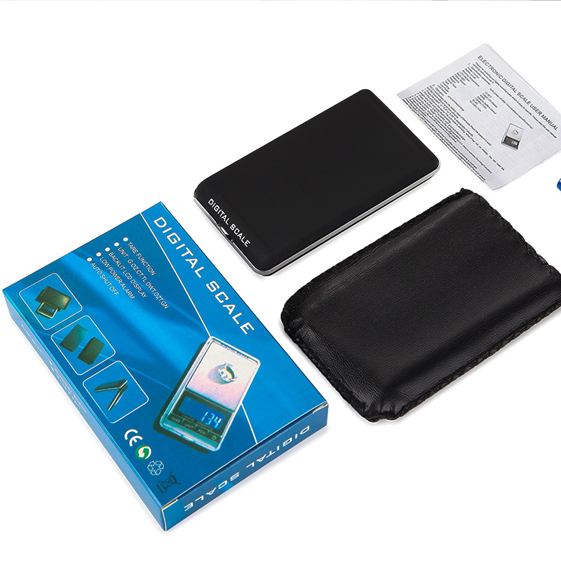 DS16 Ékszer Mérleg Elektronikus Mini Hordozható | Magas Pontosság | (Kapacitás: 1 kg 0.1 g; 500 g 0.01 g; Tápellátás: 2x7 száraz elem)